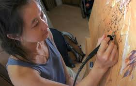 Painting and Pyrography with Michelle Loa Kum Cheung