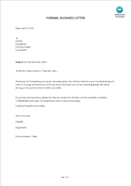 People usually use formal letters for their payment demand as well. Gratis Formal Business Letter In Word