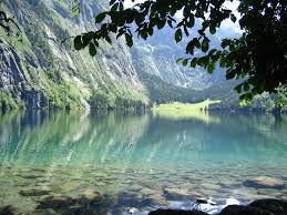 A short bus ride from town takes you to the parking lot; Konigssee Bayern Foto Bild Landschaft Bach Fluss See Natur Bilder Auf Fotocommunity
