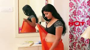 Romantic Indian Aunty Dress Changing
