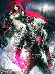 Male And Female Werewolf Bloodline Siblings Confronting Group Art Anime Fantasy Fantasy Girl