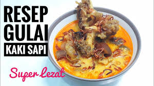 Sesudah itu, mari kita tumis bumbu yang telah. Resep Gulai Kaki Sapi Super Lezat Gulai Tunjang Youtube