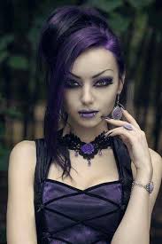 Purple Goth Look Goth Beauty Gothic Beauty Darya Goncharova