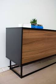 Midcentury Modern Sideboard Nussbaum Und Schwarz Mid Century Modern Sideboard Modern Sideboard Beach House Dining Room