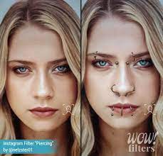 Facial Piercings Ar Simulation Instagram Filter