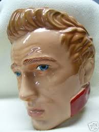 JAMES DEAN CLAY ART BUST- WALL HANGING