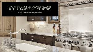 how to match backsplash with granite