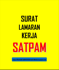 Semoga apa yang kami jelaskan dan file doc dan pdf yang kami. Contoh Surat Lamaran Kerja Satpam Download Kumpulan Contoh Surat