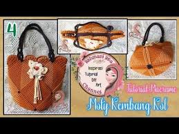 Tas Macrame Motif Kembang Kol Love Part 4 Youtube Macrame Macrame Bag Macrame Knots Tutorial
