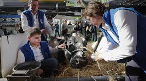 En direct, photos et vidéos. Au Salon De L Agriculture L Amour Est Dans Le Pres