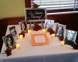 In Memory Table For Deceased Classmates Class Reunion Decorations Reunion Decorations Class Reunion