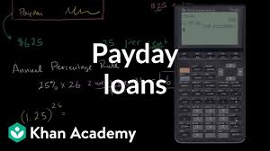 We offer payday loans, installment loans and lines of credit. Payday Loans Video Interest And Debt Khan Academy