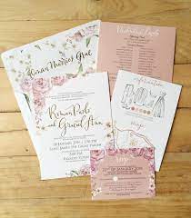 Roman Paolo And Graciel Ann Bespoke Suite Old Rose Wedding Invitation By Ink Scribbler Rose Wedding Invitations Wedding Invitations Wedding Invitation Cards