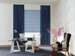 Wood blinds + curtains this combination of blinds with curtains is a classic for a reason: Ajax Blinds Store Window Coverings Sunshade Blinds Drapery