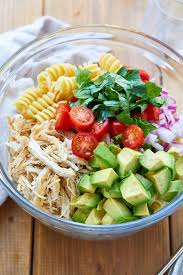 By balancing your meals and adding more variety to your diet, you will prevent vitamin and mineral deficiency while staying on an lchf. Healthy Chicken Pasta Salad Recipe With Avocado Chicken Pasta Salad Recipe Eatwell101