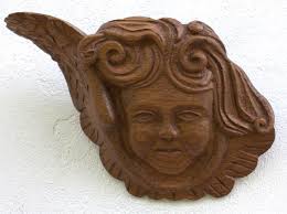 Hand Carved Cherub