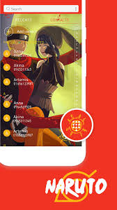 Contact Theme For Naruto Anime Phone Dialer For Android Apk Download