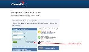 Manage your account quickly and easily on your phone using the credit one bank mobile app. Capital One Credit Card Online Login Cc Bank