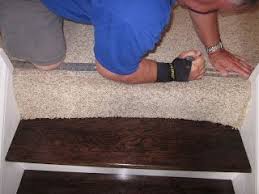 Transition Carpet To Wood Stairs Diy Stairs Diy Wood Floors Wood Stairs