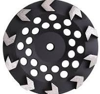 Pearl V-Arrow 7" Segmented Cup Wheel