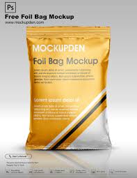 Free Aluminium Foil Bag Mockup Psd Template In This Post We Presented A Classic And High Quality Image Featuring A Foil In 2020 Bag Mockup Box Mockup Psd Templates
