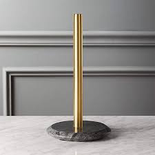 Shop thirstystone brushed gold paper towel holder online at macys.com. Black Marble Paper Towel Holder Reviews Cb2