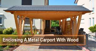 Jan 19, 2012 · tips to make carpot to look more beautiful. Enclosing A Metal Carport With Wood A Guide For Newbie