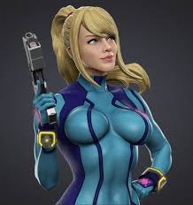 Samus Zero Suit 3d Model 3d Print Model In 2020 Samus Print Models Samus Zero