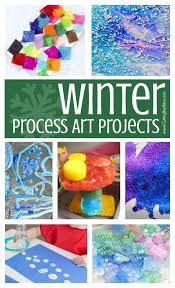 Winter Process Art Process Art Preschool Winter Crafts For Kids Process Art