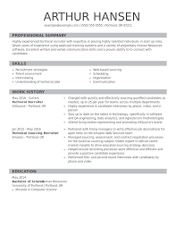 We did not find results for: Technical Recruiter Resume Examples Human Resources