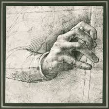 Study Of A Hand Pen Ink On Paper Leonardo Da Vinci As Art Print Or Hand Painted Oil How To Draw Hands Leonardo Da Vinci Leonardo
