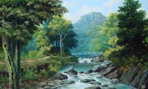 Gambar lukisan dinding ruangan 3d. Pemandangan Gambar Alam Fotografi Alam