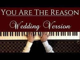 You Are The Reason Wedding Version Piano Cover Featuring Ave Maria Canon In D Youtube Piano Cover Piano Piano Recital