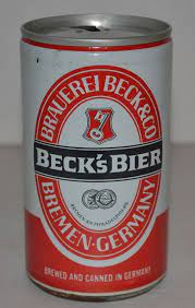 Vintage Beck S Beer Bier Can Brewed Canned In Germany Brauerei Beck Co Becksbier Old Beer Cans Canning Vintage Beer