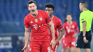 Lewandowski hit the post with lazio goalkeeper pepe reina beaten on 67 minutes. Champions League Bayern Munich Put Four Past Lazio In First Leg Eurosport