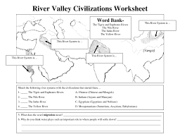 grade 4 history worksheets south africa and early civilizations worksheet river valley river valley civilizations history worksheets social studies worksheets