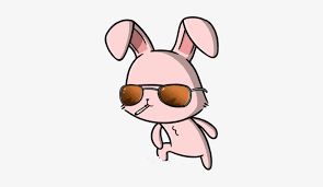 Decorate your laptops, water bottles, helmets, and cars. Bunny In Glasses Bad Ass Bunny Cartoon Transparent Png 600x519 Free Download On Nicepng