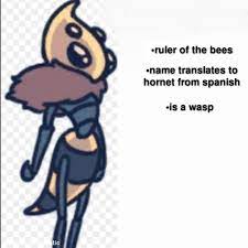 don't be racist, be like queen vespa : r/HollowKnightMemes