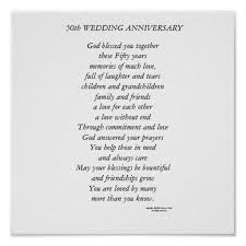 For more 50th birthday sayings 50th Wedding Anniversary Poster Zazzle Com In 2021 Wedding Anniversary Poems Wedding Anniversary Quotes 50th Anniversary Quotes