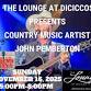 COUNTRY MUSIC ARTIST JOHN PEMBERTON AT THE LOUNGE.... event in Clovis, CA