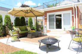 I cut the strips for greyson and showed him how to use the gluestick. Backyard Tour And Patio Decorating Ideas Green With Decor