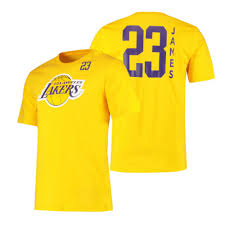 Col échancré, manches raglan et pan arrondi. Los Angeles Lakers James 23 T Shirt Finaali Net