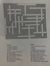 New daily puzzles each and every day! Solved Crossword Puzzle Minor Office Surgery Directions Chegg Com