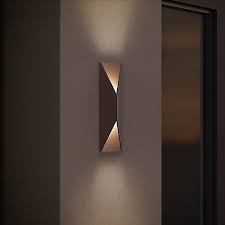 Prisma Indoor Outdoor Led Sconce In 2020 Led Light Design Wall Lighting Design Sconces