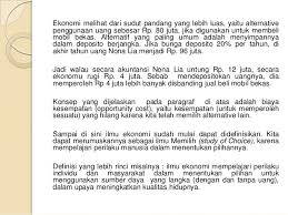 Pengantar ekonomi 1 pengantar ekonomi 1. Materi Kuliah Pengantar Ilmu Ekonomi
