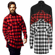 Livraison et retour gratuits en magasin. Urban Classics Homme Flanelle A Carreaux Chemise Longue Bucheron Cote Zip Tb1001 Eur 49 80 Picclick Fr