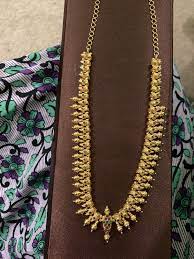 Peacock Two Sided Mini Haram 22k Gold Jewelry Mini Jewelry
