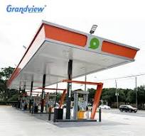 What height should a fuel station canopy be to avoid truck ...