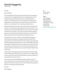 Make sure you've included a header at the top of the document including your contact information and a shortened url for your linkedin. Dental Assistant Cover Letter Examples Expert Tips Free