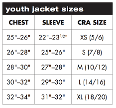 charles river apparel sizing charts and measurement guide